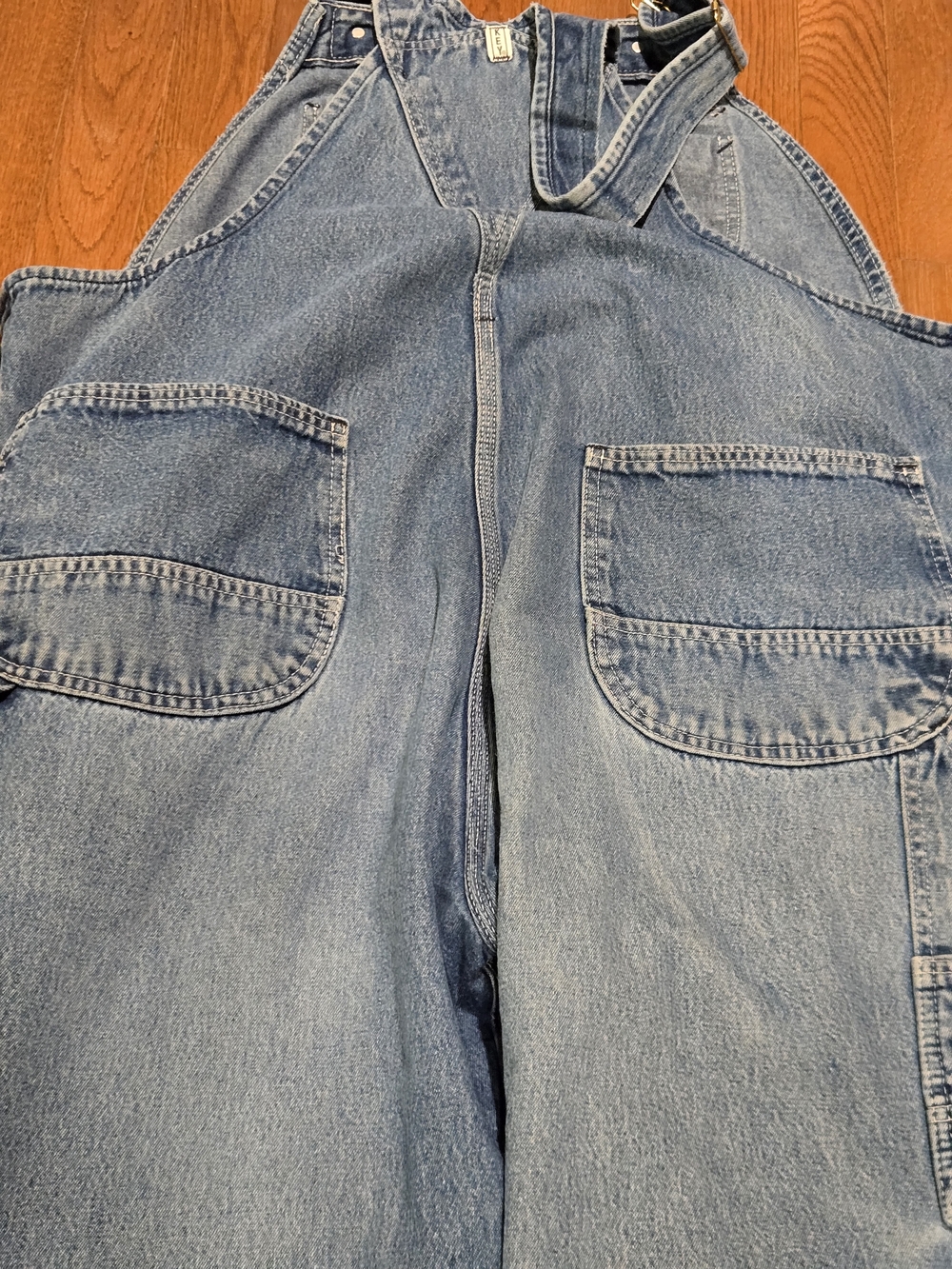 Light Blue Key Imperial Denim Men's Jeans Overalls - Picture 8 of 10
